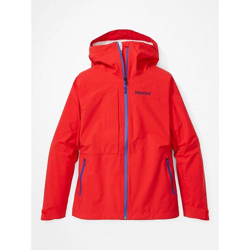 Marmot EVODry Torreys Jackets - Womens Rain Jacket Red CA8703465 Canada